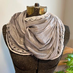 American Eagle Gray Infinity Scarf
